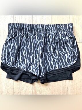 Black Leopard 2-in1 Run Short NWT - Size S